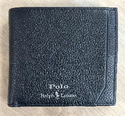 portefeuille ralph lauren en cuir noir