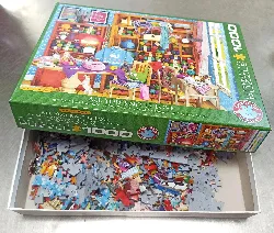 puzzle 1000 pièces eurographics - tout ce que vous tricotez, c'est l'amour