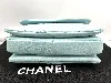 sac à bandoulière chanel trendy cc top handle petit modèle en cuir bleu clair