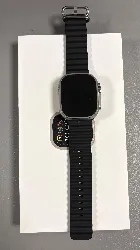 apple watch ultra 2 a2986 gps + cellular 49 mm boîtier en titane naturel avec bracelet ocean marine