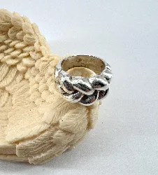 bague argent maille tressée argent autre 10,75g