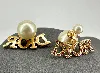 boucles d'oreilles dior tribales perles et cristaux multicolores, motif dior