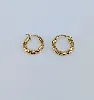 boucles d'oreilles petites créoles en or  or 750 millième (18 ct) 1,44g