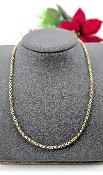 chaîne en or maillle jaseron or 750 millième (18 ct) 5,95g