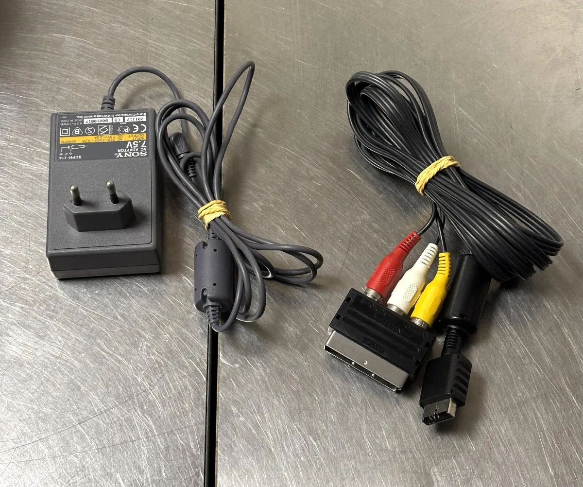 Sacoche De Transport Pour PlayStation 1 PS1 Fat - Console, Manette, Câbles, Noire En Polyester, Ouverte Jamais Utilisée