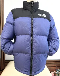 doudoune the north face adolescent bleu violacé et noire