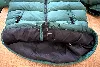 doudoune the north face verte et noire en duvet et plume