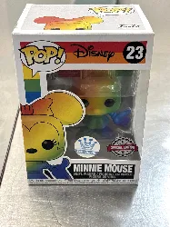 figurine funko! pop - it gets better project n°23 - minnie mouse - arc - en - ciel (56129)