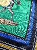 foulard/ carré 90 hermès couvertures et tenues de jour en soie fond vert