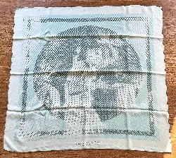 foulard/carré 90 hermès en soie turquoise joséphine danse