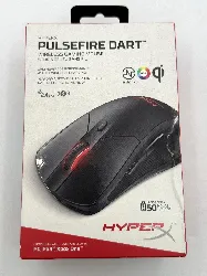 hyperx pulsefire dart gaming - souris - ergonomique - 6 boutons - sans fil - 2.4 ghz - récepteur sans fil usb - noir - pour victus