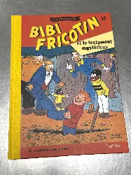 livre bd bibi fricotin la collection - et le testament mysterieux - hachette