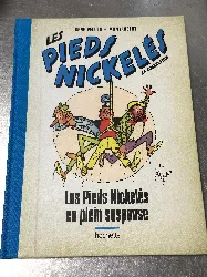 livre bd les pieds nickelés - en plein suspense - 1963