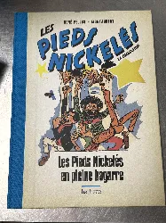 livre bd les pieds nickelés - en pleine bagarre - 1957