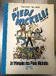 livre bd les pieds nickelés - le triomphe des pieds nickelés - 1953
