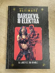 livre comics marvel - daredevil & elektra - la justice du diable - edition integrale ultimate