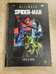 livre comics marvel - spider-man - face à face - edition integrale ultimate
