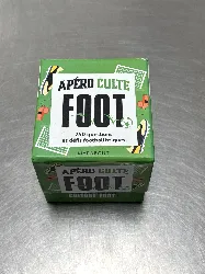 livre mini - boîte apéro culte - foot