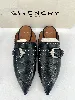mocassins/ mules givenchy en cuir noir clouté