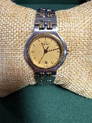montre eterna vintage acier fond de boîtier doré