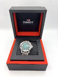 montre - tissot - t120.407.11.091.01 - automatique - cadran vert - acier inoxydable