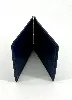 porte cartes balenciaga en cuir bleu marine