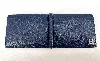 porte cartes balenciaga en cuir bleu marine