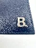 porte cartes balenciaga en cuir bleu marine