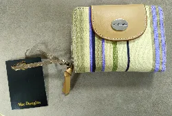 portefeuille mac douglas en toile et cuir