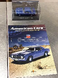 voiture miniature 1:43 chevrolet camaro zli 1969 - bleu - voitures américaines