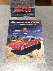 voiture miniature 1:43 chevrolet corvette c2 string ray coupé 1963 - rouge - voitures américaines