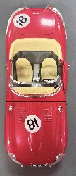 voiture miniature burago 1/18 jaguar e - 1961