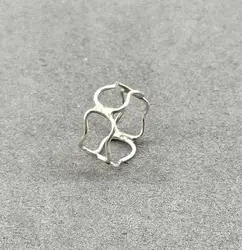 bague argent ajourée t50 argent autre 1,28g