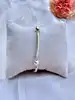 bracelet en argent à perles et maillons tubulaires l20cm argent 925 millième (22 ct) 7,85g