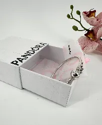 bracelet jonc pandora fermoir logo argent 925 millième (22 ct) 8,35g