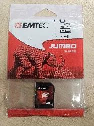 (carte mémoire sdhc 4 gb - emtec jumbo super - class 4)