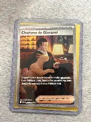 carte pokémon charisme de giovanni 204/165