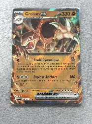 carte pokémon grolem ex 076/165 fr nm