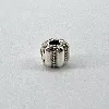 charm pandora en argent clip pois et stries argent 925 millième (22 ct) 2,90g