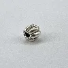 charm pandora en argent clip pois et stries argent 925 millième (22 ct) 2,90g
