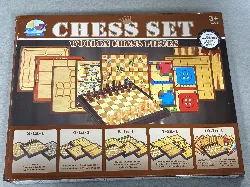 coffret multijeux - jeux d'echecs 12 en 1 - pieces en bois - aucune