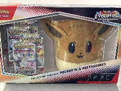 coffret pokémon evolution prismatique [ev8.5] accessoires pochette evoli & 5 boosters