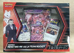 coffret premium mewtwo ex de la team rocket pokemon