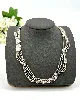 collier ancien drapé  argent 925 millième (22 ct) 44,01g
