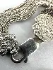 collier ancien drapé  argent 925 millième (22 ct) 44,01g