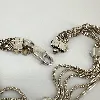 collier ancien drapé  argent 925 millième (22 ct) 44,01g