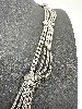 collier ancien drapé  argent 925 millième (22 ct) 44,01g