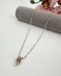 collier fantaisie doré l40 cm