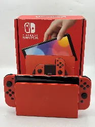 console nintendo switch modèle oled edition mario (rouge)