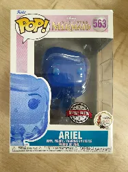 figurine funko! pop - ariel with blue bag translucent / la petite sirene / disney #563 - exclusive special edition
